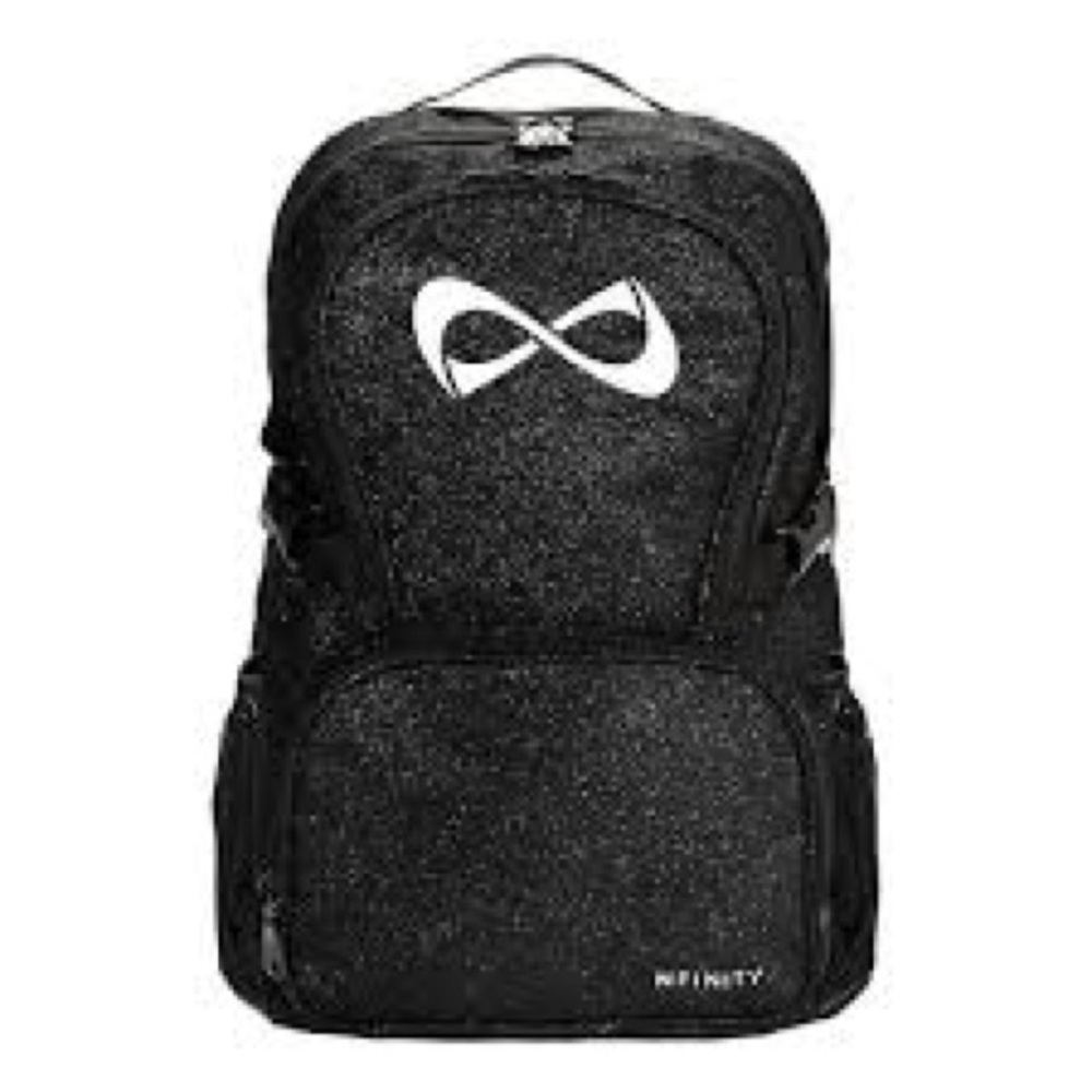 NFINITY black sparkly glitter backpack!